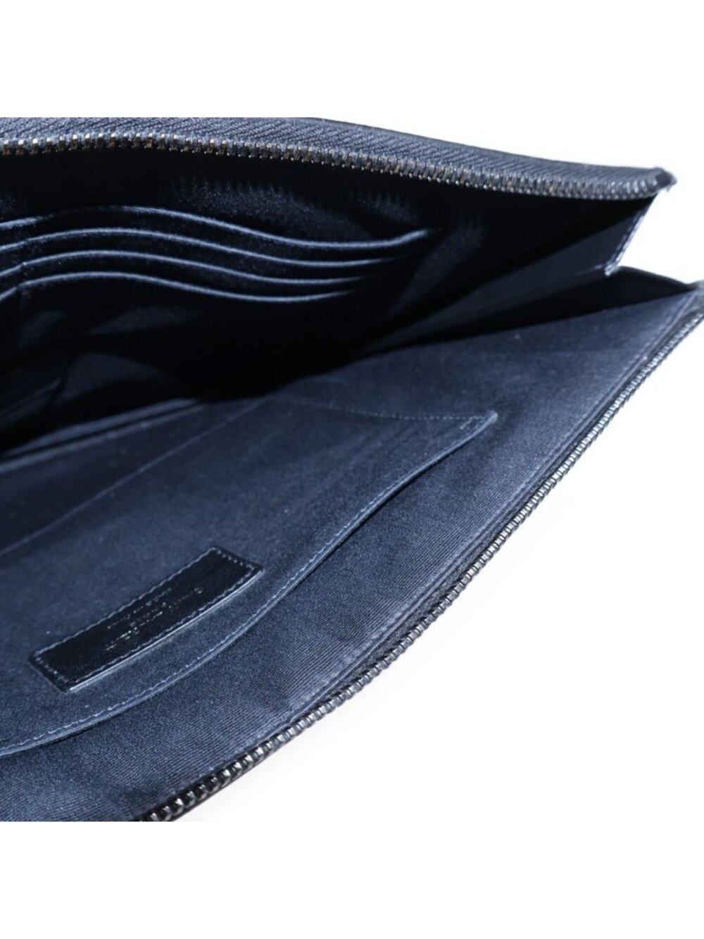 Saint Laurent Paris Logo Cassandra Clutch Caviar Leather Black - Picture 6 of 9